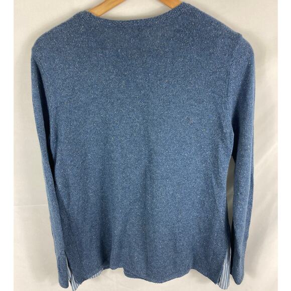 J Jill Soft Knit Side Panel Stripe Pullover Sweater Size Small - Picture 5 of 5